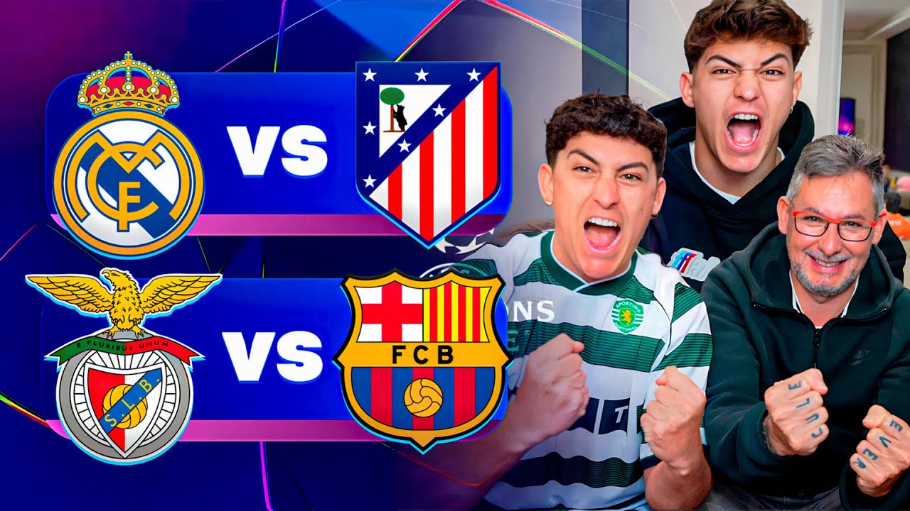 REACCIONANDO al SORTEO CHAMPIONS LEAGUE 24/25! *nos regalan esta CHAMPIONS*