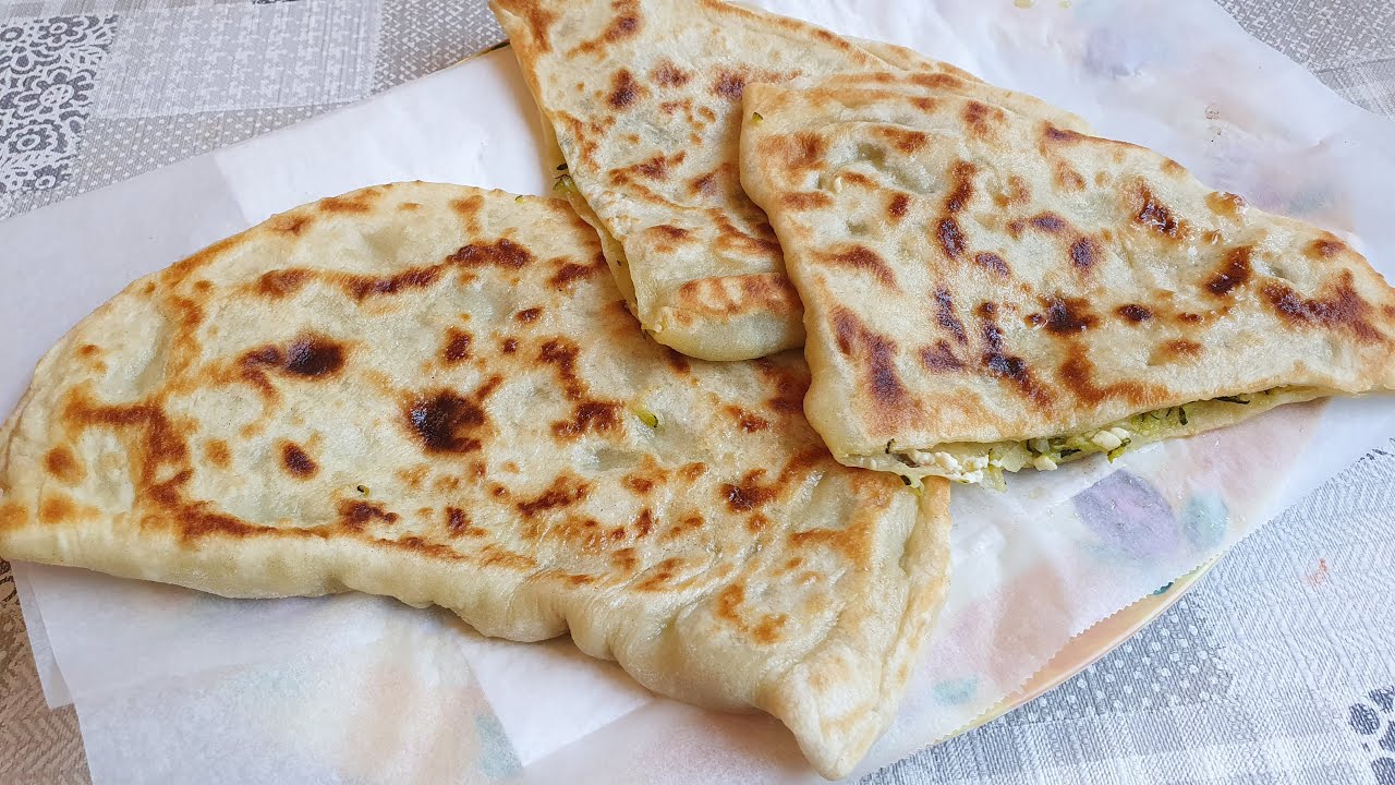 GÖZLEME 🥰 CUKINOVO-SYROVÉ 🧀 TURECKÉ CHLEBOVÉ PLACKY | CESMINAZ