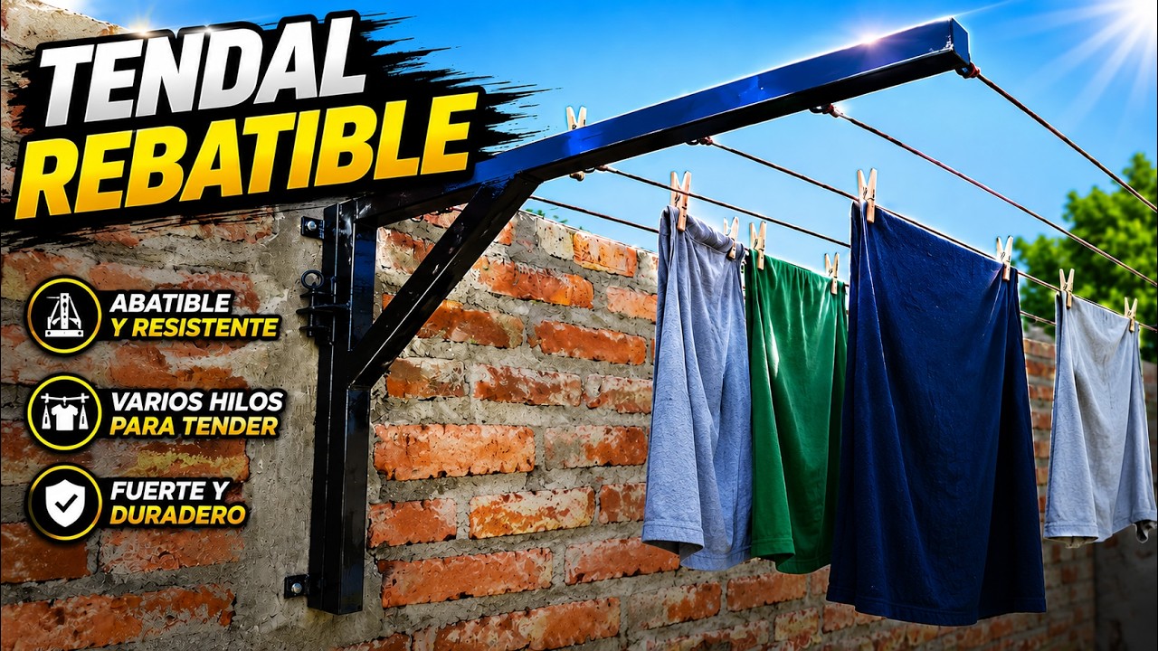 Tendal rebatible paso a paso.