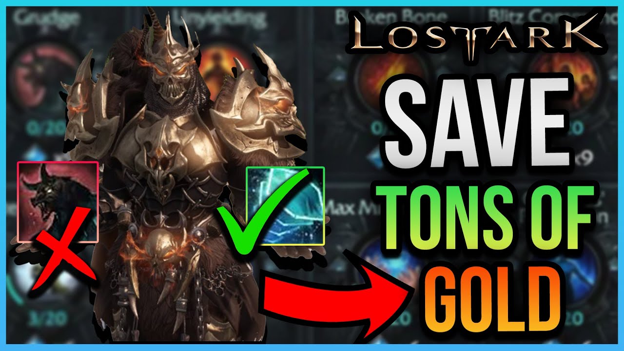 Gunlancer COMPLETE T3  Engravings Guide LOST ARK