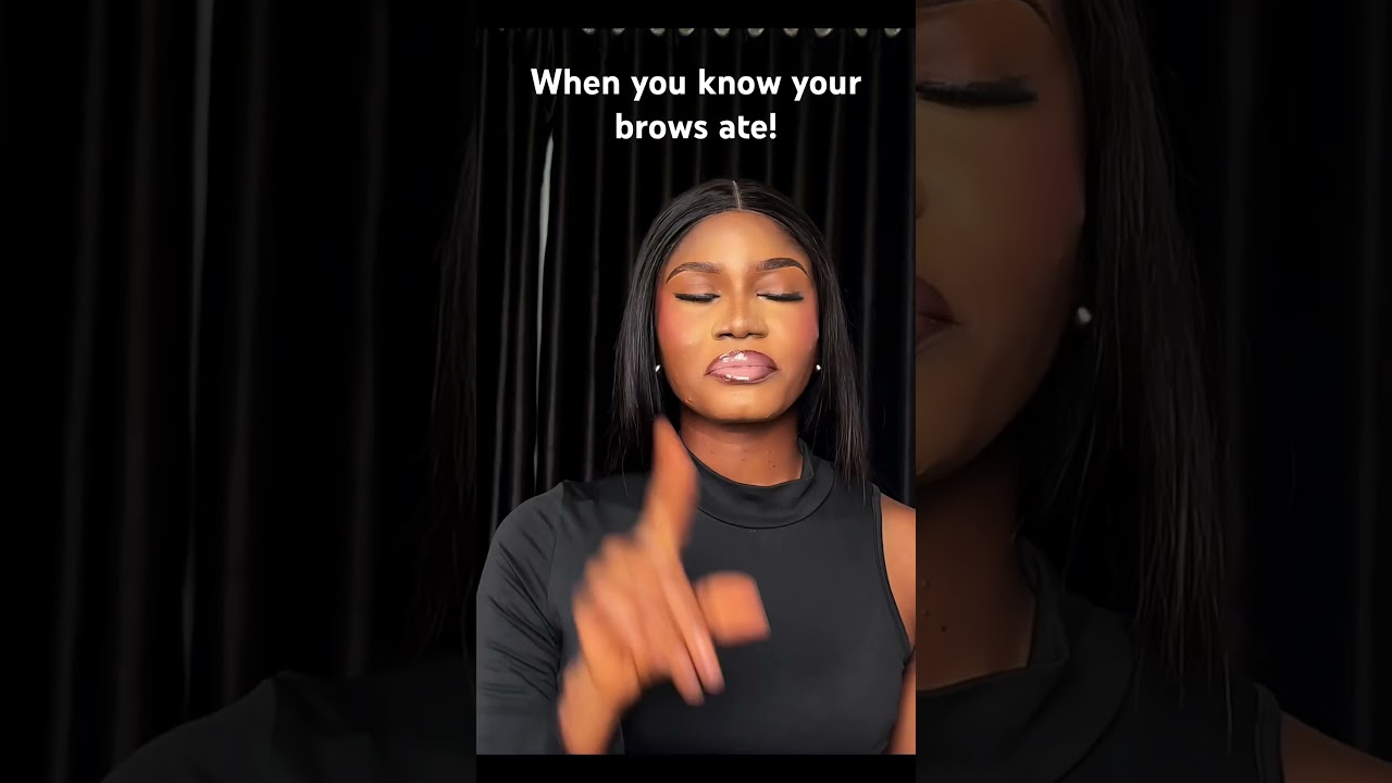 Feels good to know your brows ate 😍 #browsforbeginners #makeuptutorial