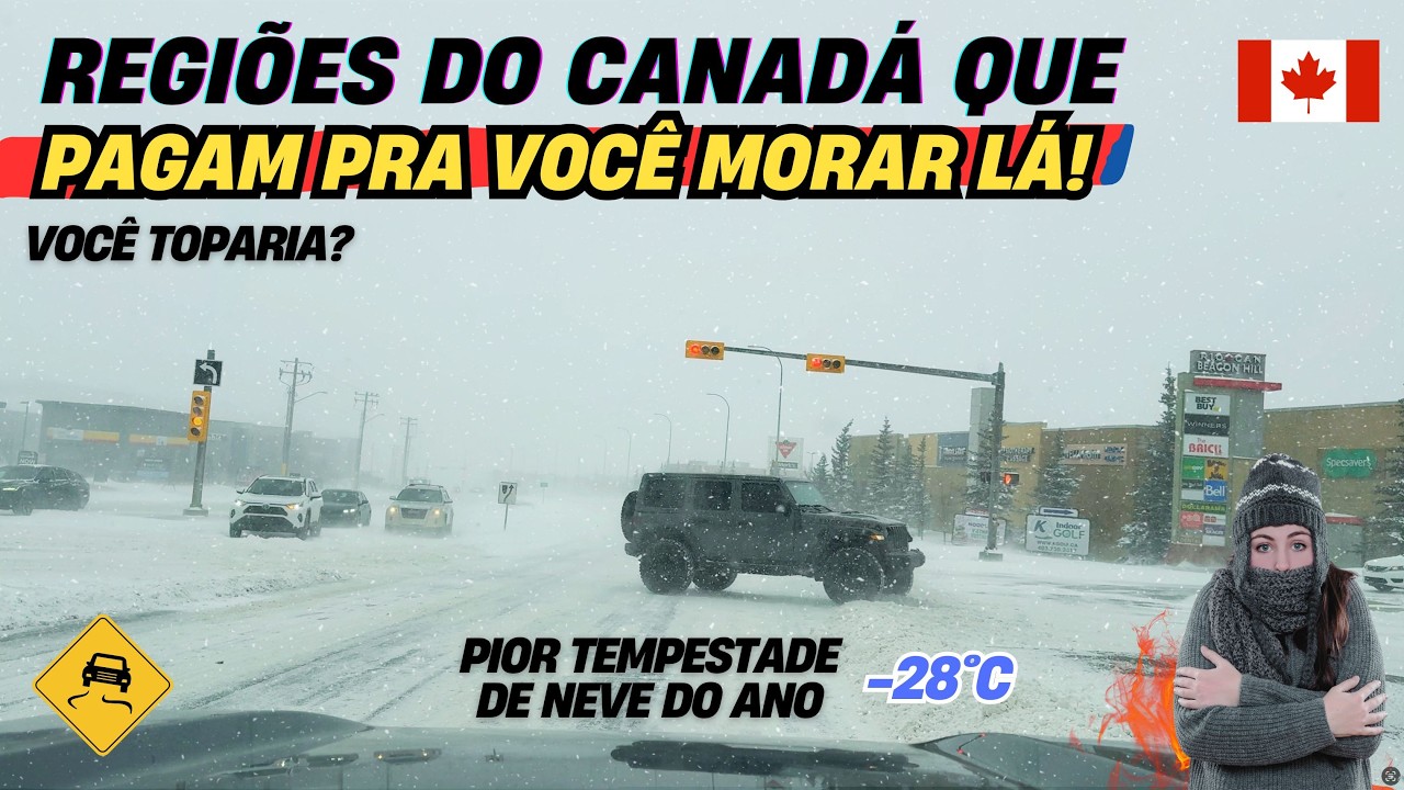 O Canadá está pagando para você morar nessas regiões. Respondendo perguntas #3