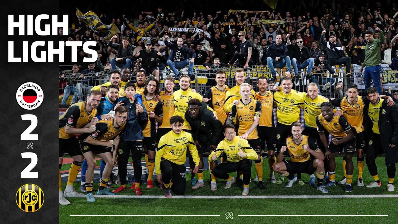 HIGHLIGHTS: Excelsior Rotterdam - Roda JC Kerkrade: 2-2 (10-05-2022)