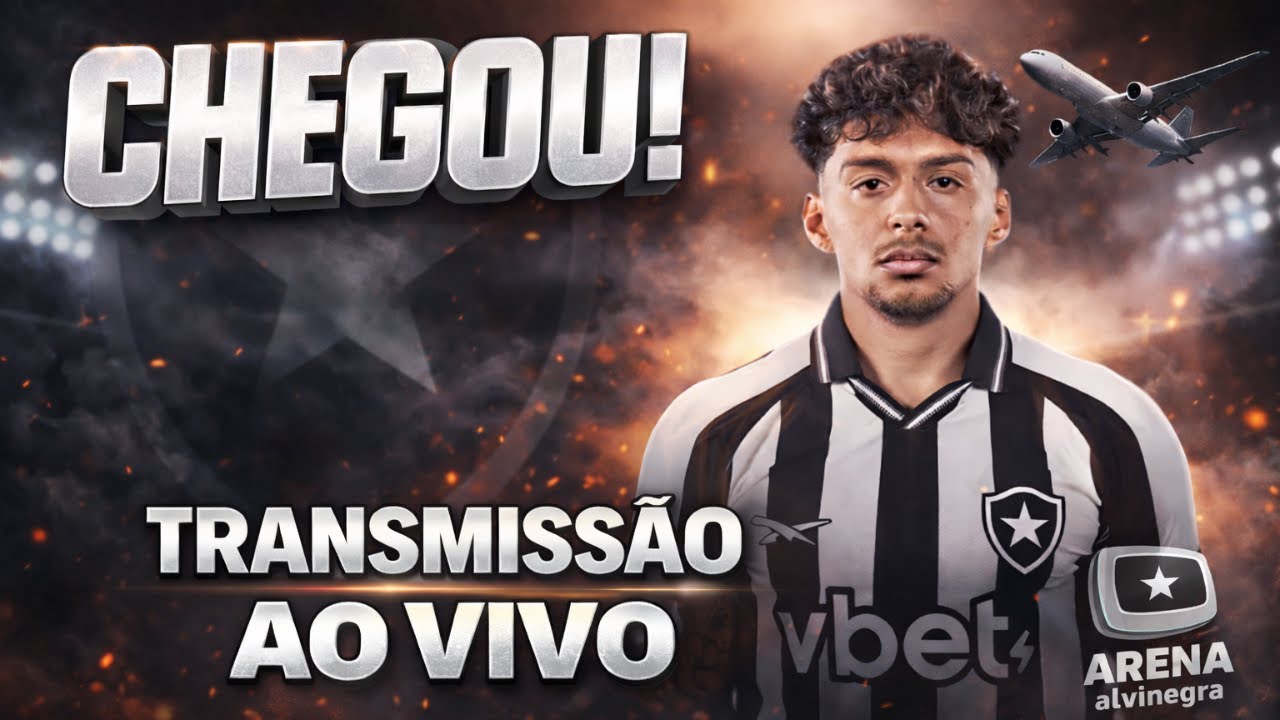 🔥⚫⚪ CHEGADA DE CRISTIAN MEDINA AO BOTAFOGO – DIRETO DO GALEÃO!