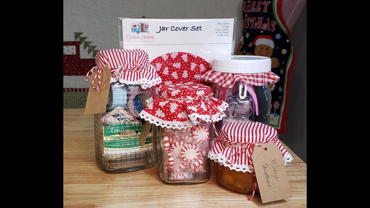 Quick Jar Gifts with Cute Lid Covers