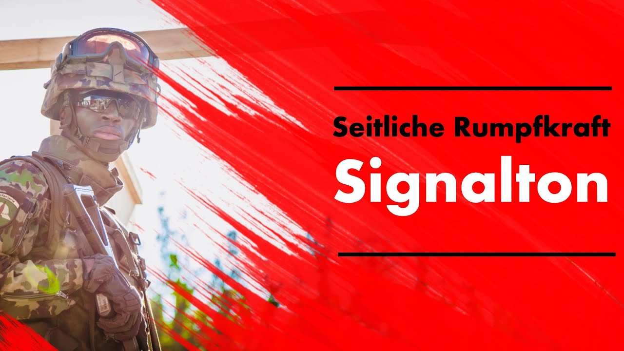 Seitliche Rumpfkraft Signalton - Grenadier Eignungspr&uuml;fung Schweizer Milit&auml;r