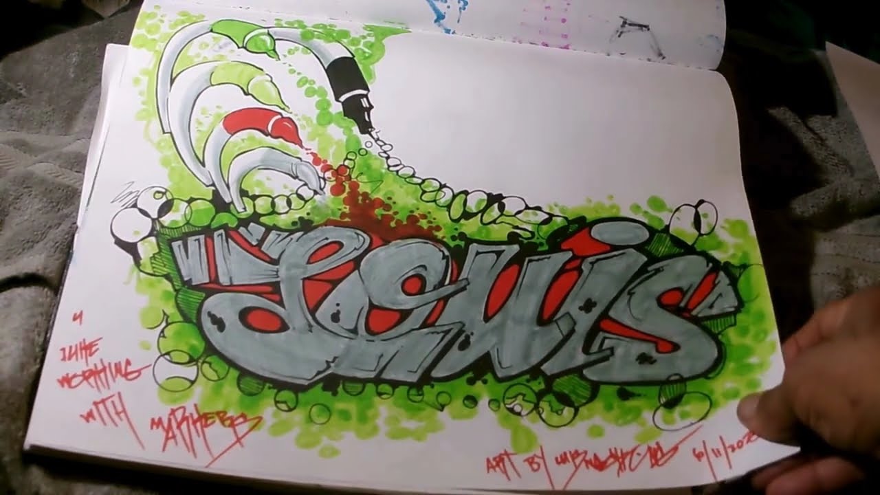 GRAFFITI INSPIRATION BLACKBOOK VOLUME TWO PAGES 21- 35