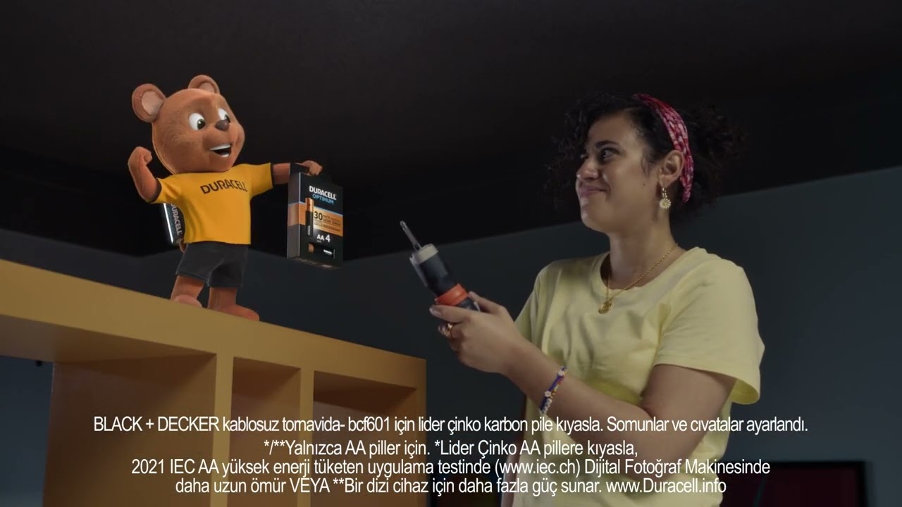 Duracell I Optimum | En G&uuml;&ccedil;l&uuml; Ayıcık I 20s