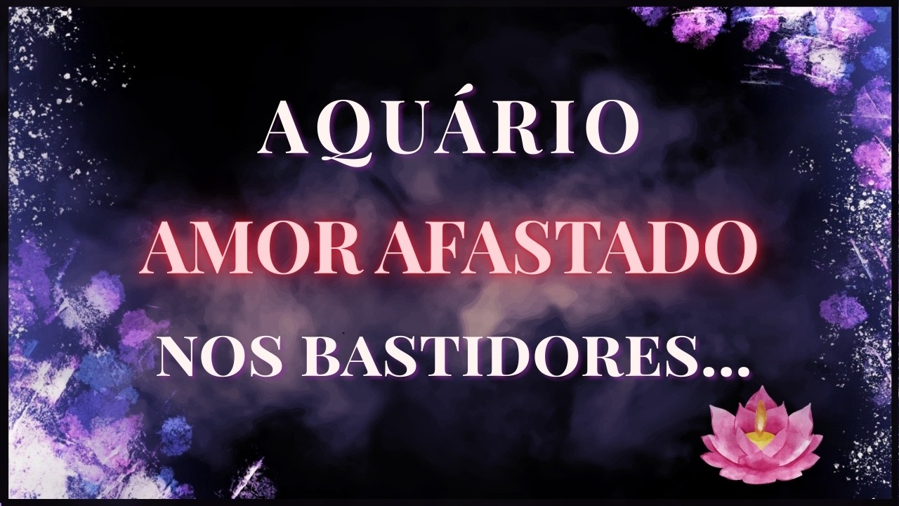 ♒ AQUÁRIO — VOCÊ ENTROU NO JOGO… E AGORA ESSA PESSOA ESTÁ SOFRENDO COM O SEU SILÊNCIO