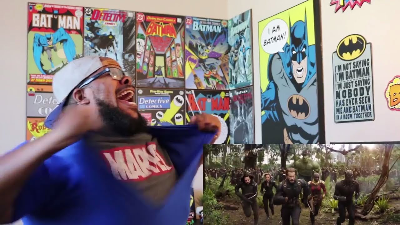 MARVEL Avengers Infinity War Trailer REACTION!!!
