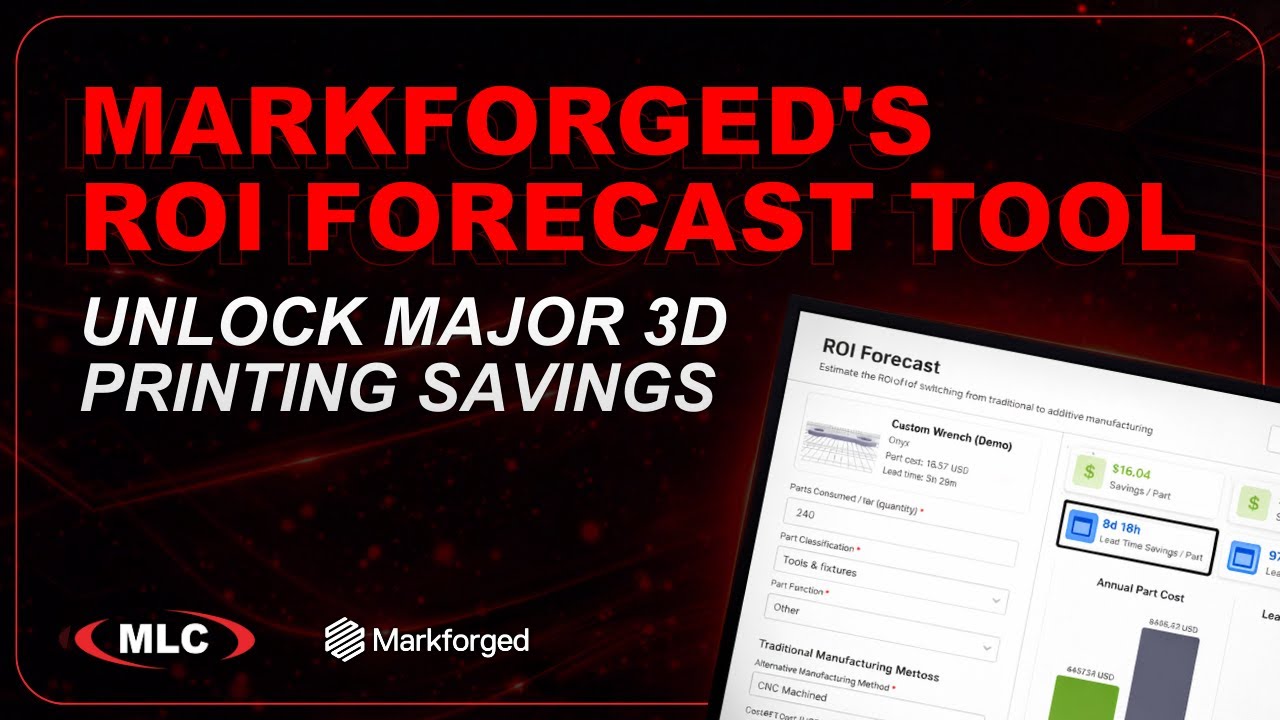 Использование инструмента прогнозирования рентабельности инвестиций Markforged в 3D-печать | Полу...