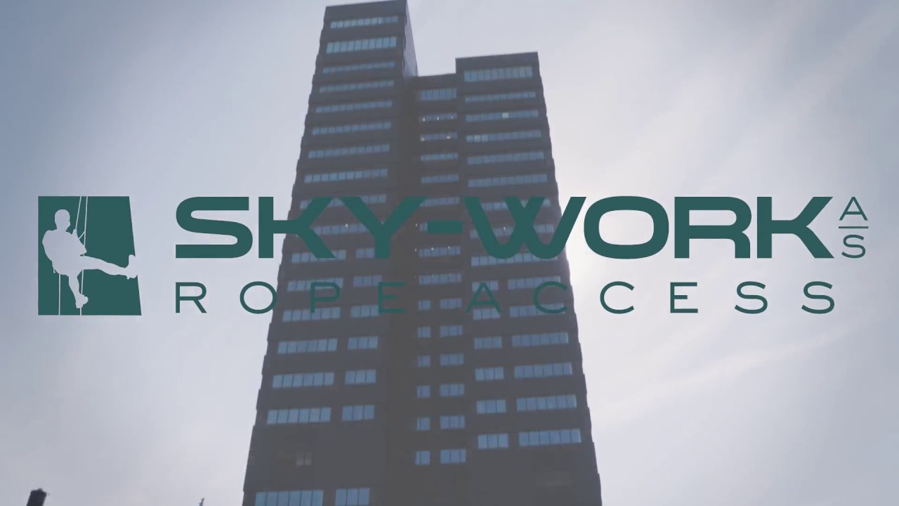Sky-Work City Tower vinduesudskiftning på højhus.