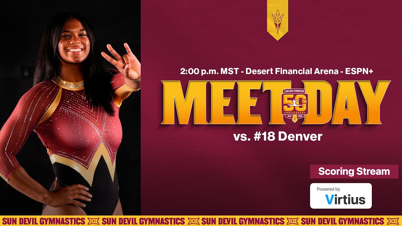 Virtius Scoring Stream - Arizona State vs Denver - Women's NCAA Gymnastics