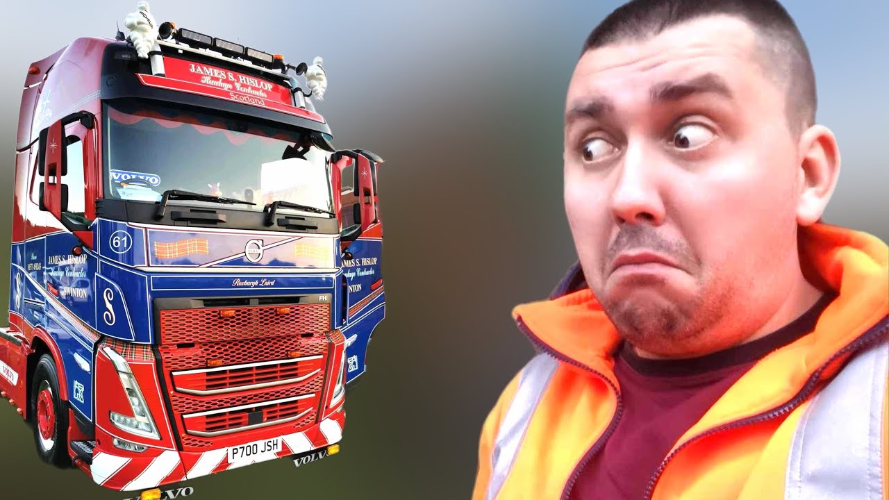 9 ORE de  MUNCA cu un CAMION VOLVO   adrian cox