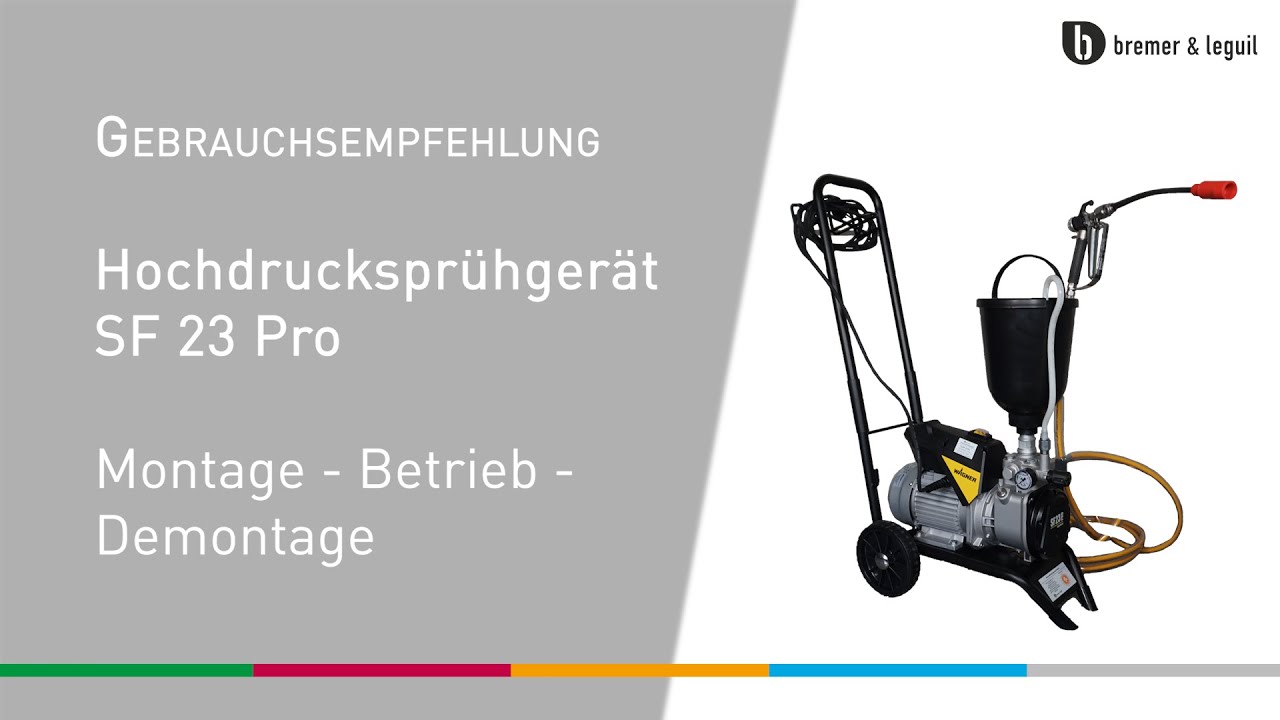 Hochdruckreinigungsgerät SF 23 Pro | Airlessgerät | Bremer & Leguil | DE