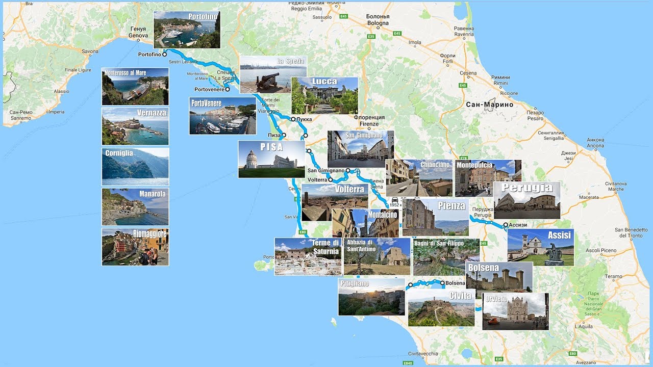 Путешествие по Италии - что посмотреть за 9 дней  |  Traveling in Italy - what to see in 9 days