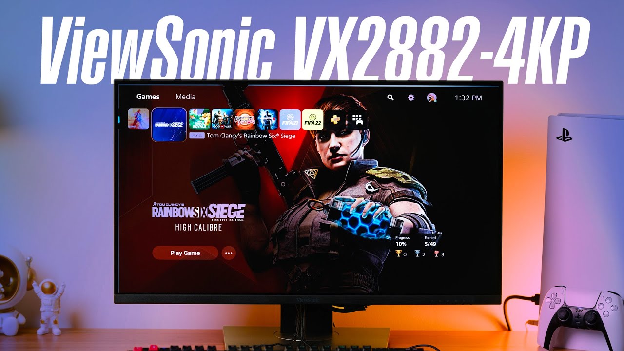 Trải nghiệm màn hình gaming ViewSonic VX2882-4KP: 4K, 150HZ, 1ms, AMD FreeSync Premium