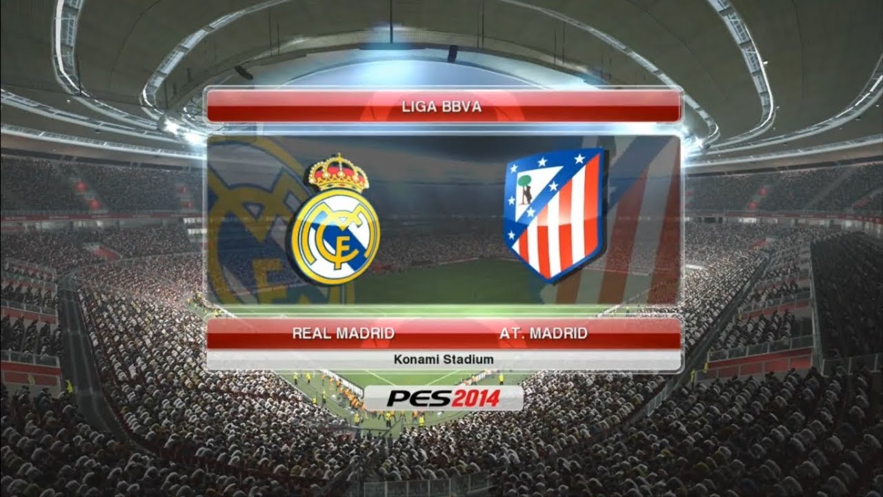 Real Madrid vs Atlético - Liga J7 PES2014