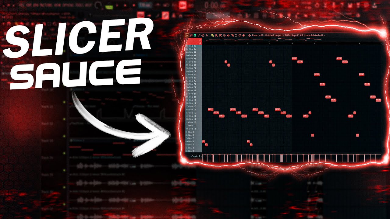 making beat for travis scott and future by using LIVE synth (slicer sauce)