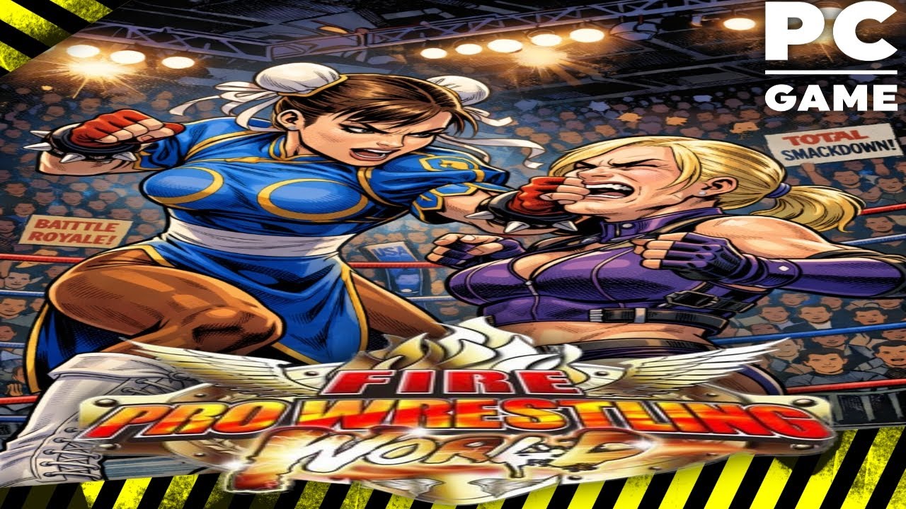 Chun-Li vs. Nina Williams! - Fire Pro Wrestling World: Landmine Deathmatch