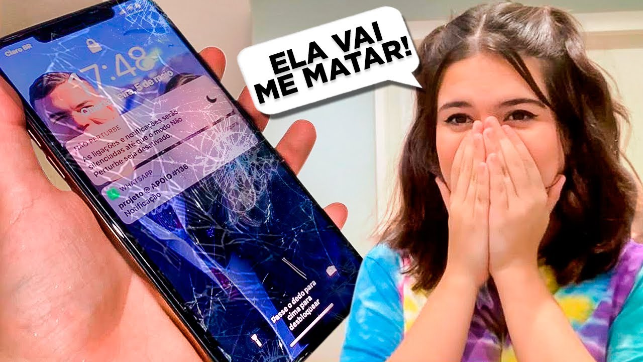 O PIOR ACONTECEU! QUEBREI O IPHONE NOVO DA MINHA MÃE!