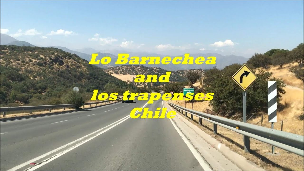 Lo Barnechea and Los Trapenses at northeast of greater Santiago, Chile