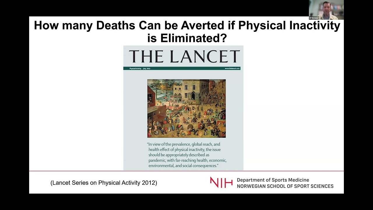SLS Webbinar: Fysisk aktivitet som prevention och behandling – nya rön från The Lancet
