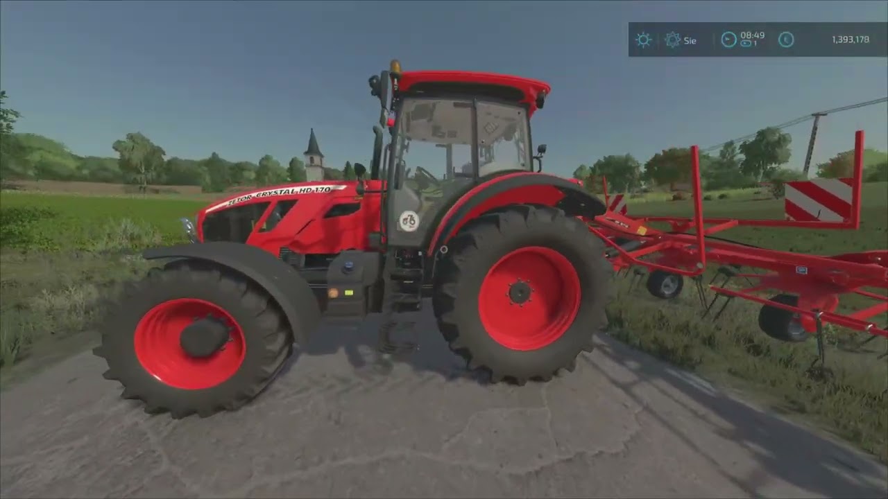 Zetor Z-25K VS Zetor CRYSTAL #1 akcja Siano kosy farming Simulator 22