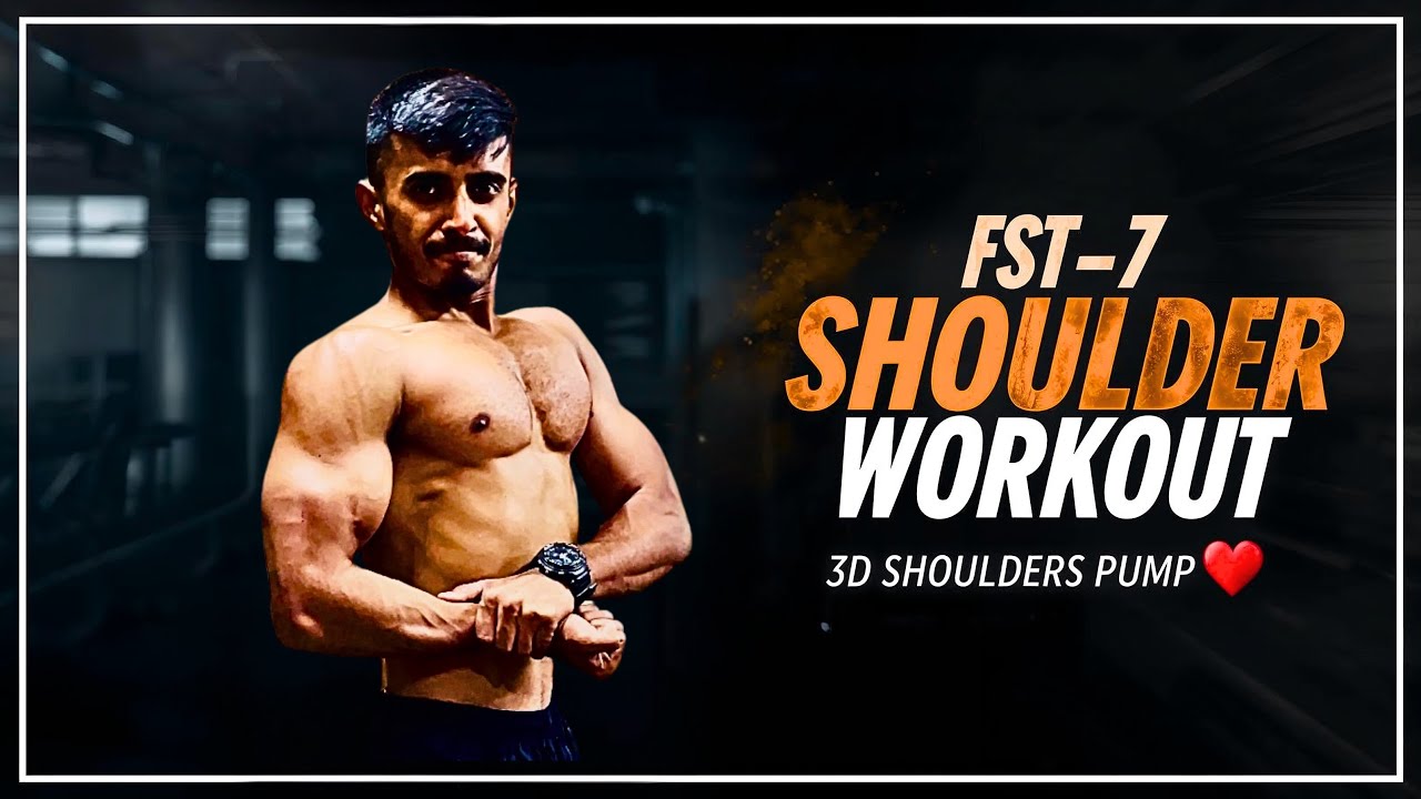 FST-7 Shoulder Workout (Hany Rambod Style) | Build 3D Delts Fast 💪 | Coach Shreyash