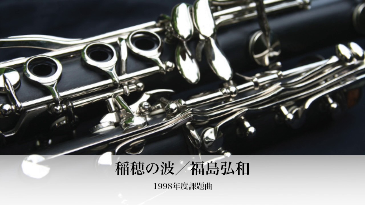【吹奏楽名演】福島弘和「稲穂の波」〔常総学院：1998年度全日本吹奏楽コンクール〕