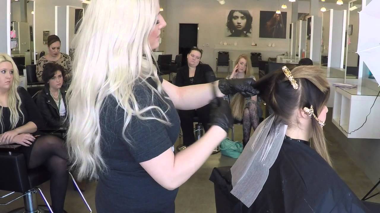 Olaplex at Cosmetology School| Balayage Tutorial|