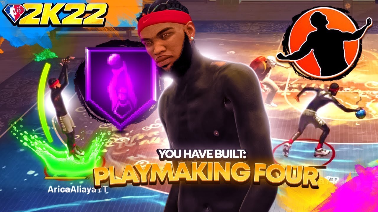 I MADE THE BEST PLAYMAKING FOUR BUILD IN NBA 2K22