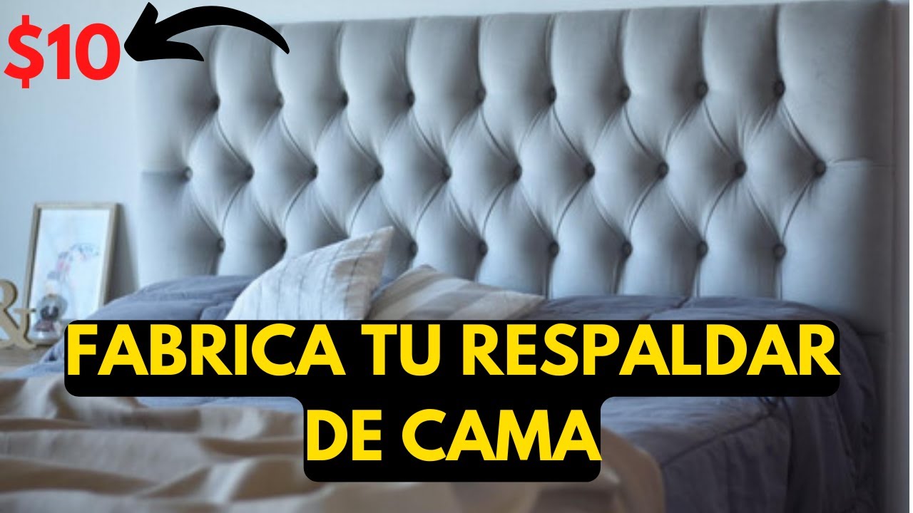 COMO FABRICAR UNA CABECERA DE CAMA CAPITONE / #tutorial #tapiceria #facil / @CreatividadTapivic