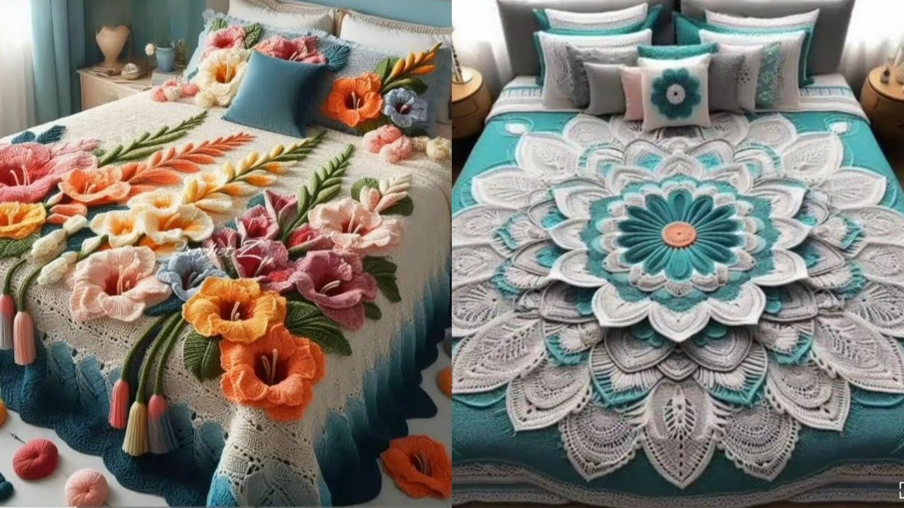 Top Class Crochet Bedsheets Designs|| Beautiful Crochet Bedsheet Patterns ideas| Bedsheet design