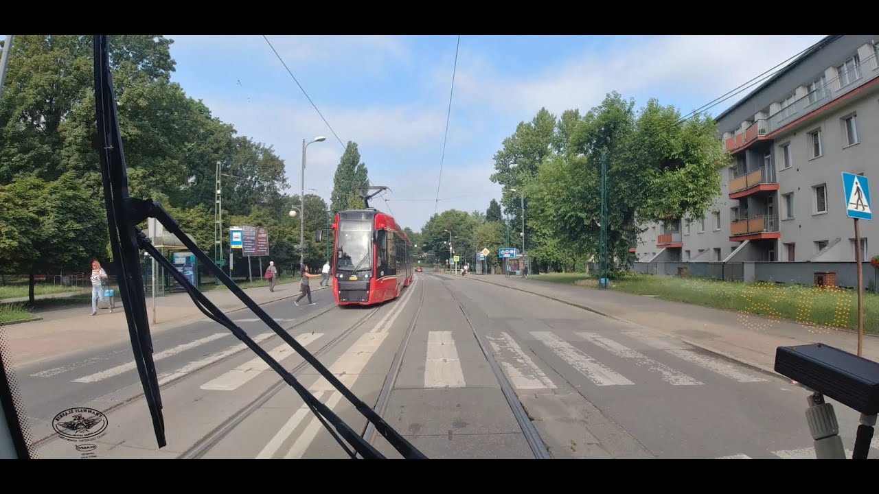 Silesian Trams | Tramwaje Śląskie - Linia 9 | Chorzów Stadion Śląski - Bytom Plac Sikorskiego | 4K