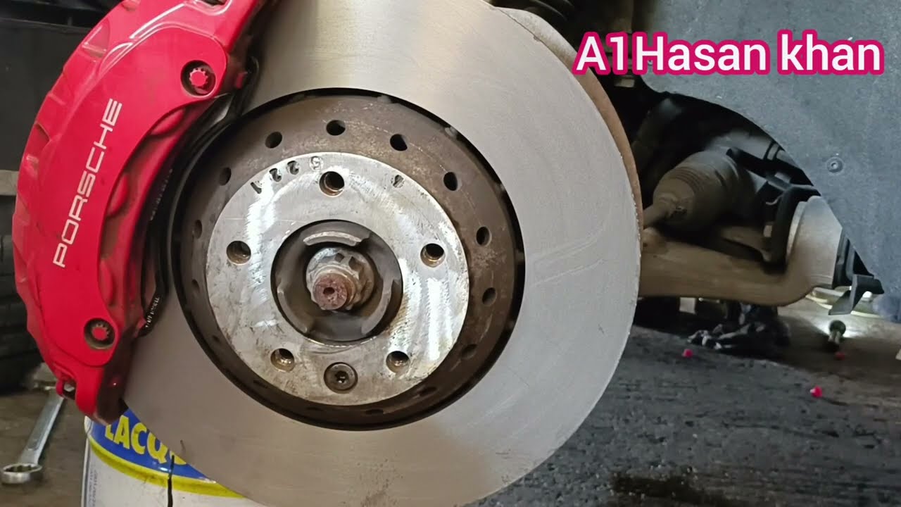 PORSCHE Cayenne GTS Front Brake pads Change