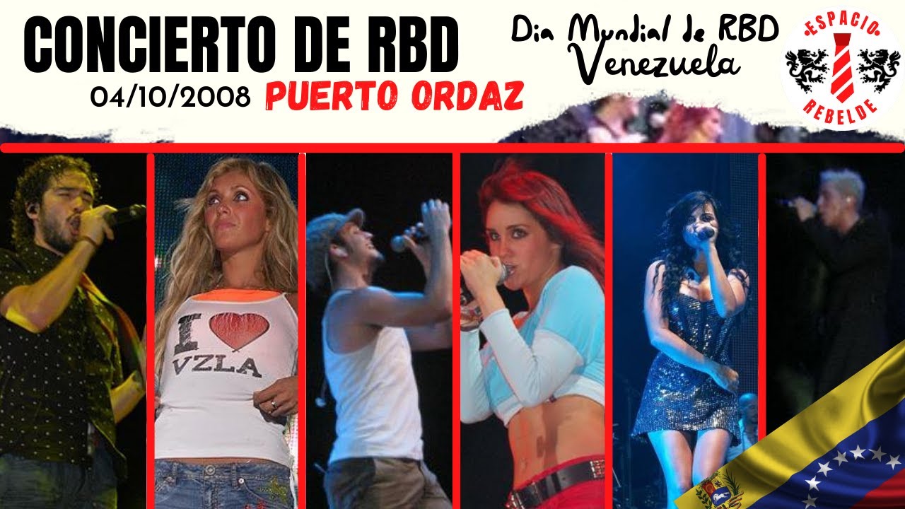 RBD - Tour Empezar desde Cero en Venezuela PUERTO ORDAZ 04 DE OCTUBRE DE 2008 ¡PRIMERA FILA!