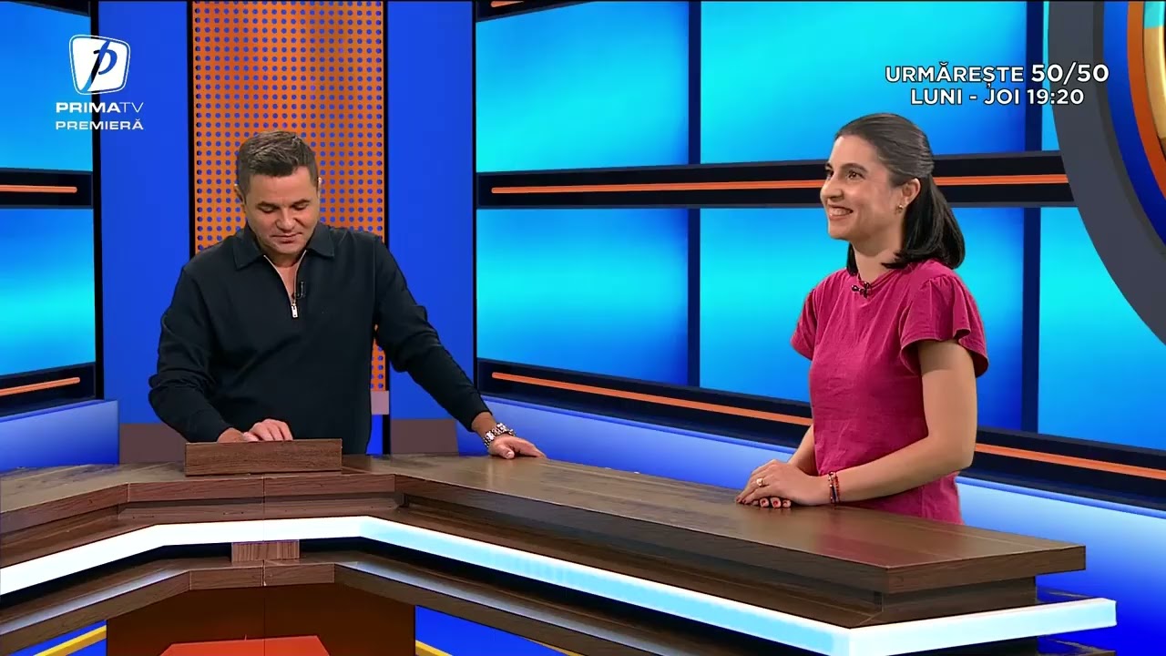 50/50 - 10 decembrie: Episod 50. Duelul dintre Cosmin și Cristina partea 1