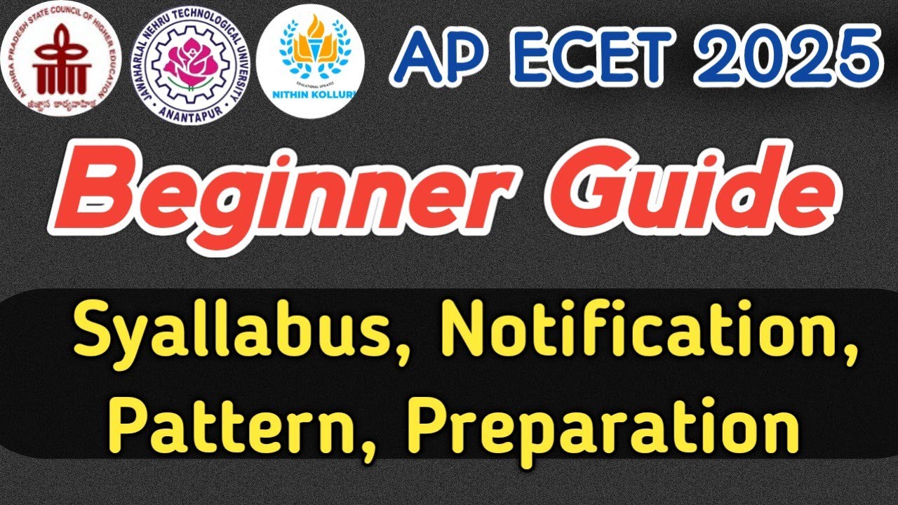 Ap Ecet 2025 complete details| How to start ap Ecet 2025 preparation| Quick Guide of Ap Ecet 2025|