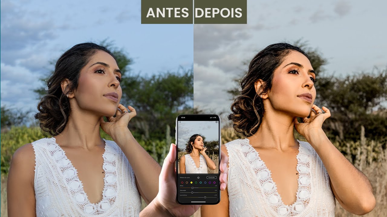 COMO EDITAR FOTOS PROFISSIONAIS NO CELULAR | Lightroom Mobile