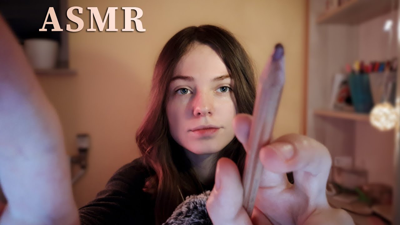ASMR • Ich zeichne dir ein neues Gesicht ✍🏻 soft spoken Roleplay + Layered Sounds [German/Deutsch]
