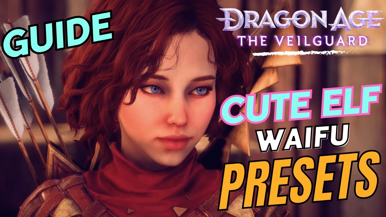 Cute Custom Female Waifu Character Creation Presets Dragon Age: Veilguard