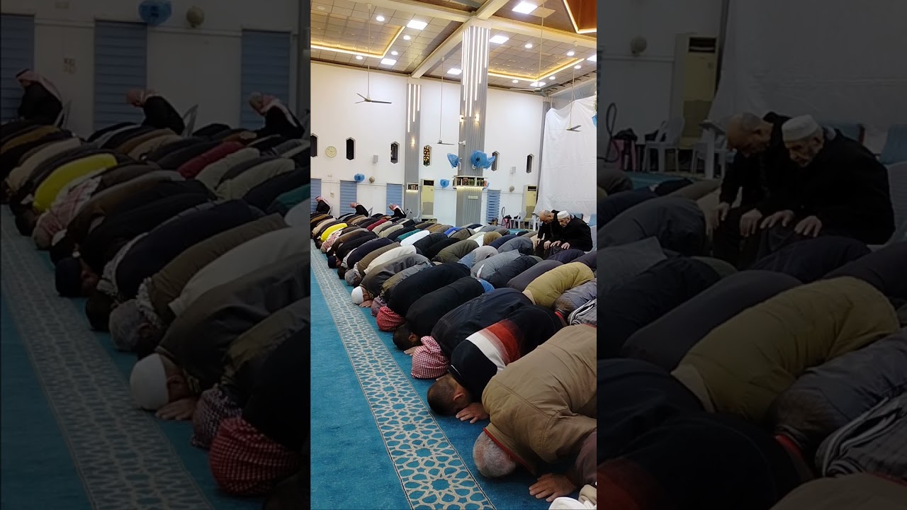 صلاة القيام في جامع صديق رشان في حي المثنى وكان الإمام الشيخ ابراهيم خليل العبيدي.