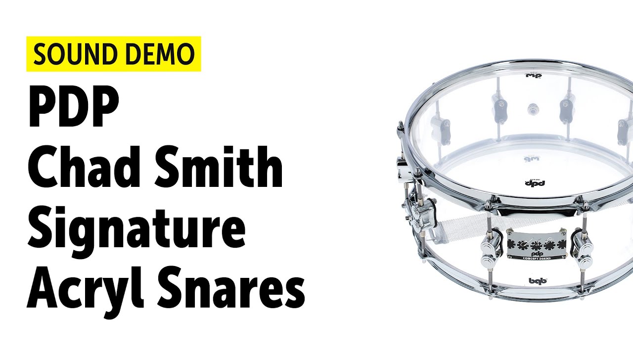 PDP | Chad Smith Signature | Acryl Snares - Sound Demo