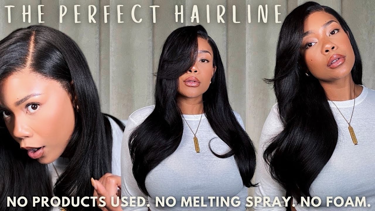 My First NO PRODUCT INSTALL?! Most Realistic Hairline | Glueless Layered Yaki Wig ft. Hairvivi