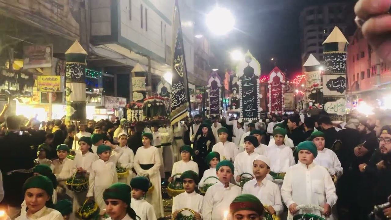 زفة القاسم ابن الحسن موكب عزاء باب المراد رادود الكاظمية ملا خضير السعدي