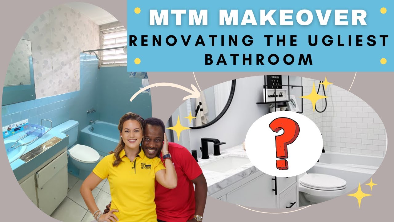 MTM MAKEOVER — Ремонт самой уродливой ванной комнаты (часть 1) — Знакомьтесь, Митчеллы