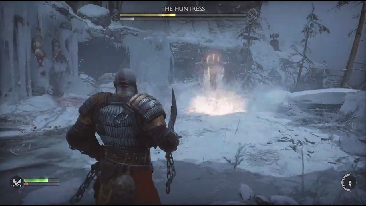 God of War Ragnarök huntress boss fight