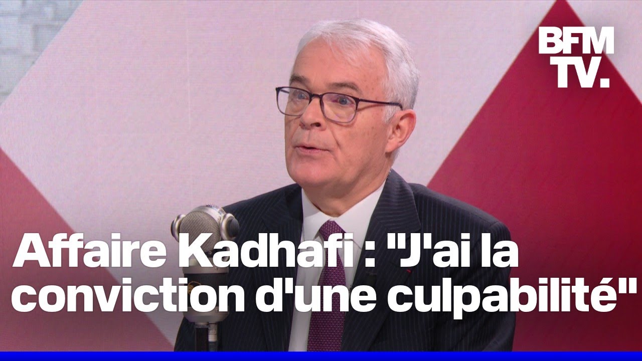 Sarkozy-Kadhafi: l'interview de Jean-François Bohnert, procureur du parquet national financier