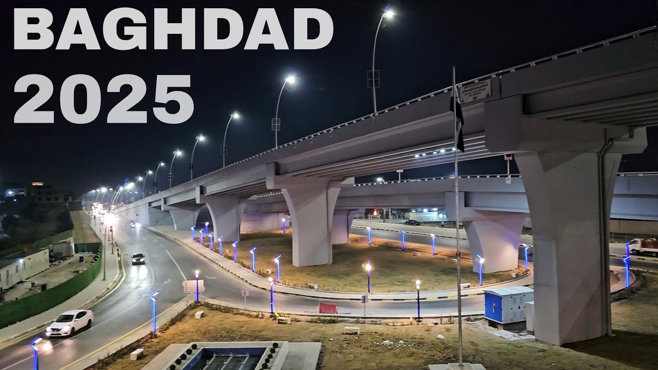 Baghdad, Tafdeliah Bridges, Bike Tour | Iraq 2025
